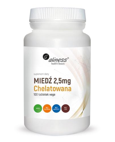 ALINESS Miedź chelatowana 2,5 mg - 100 tabletek zdjęcie
