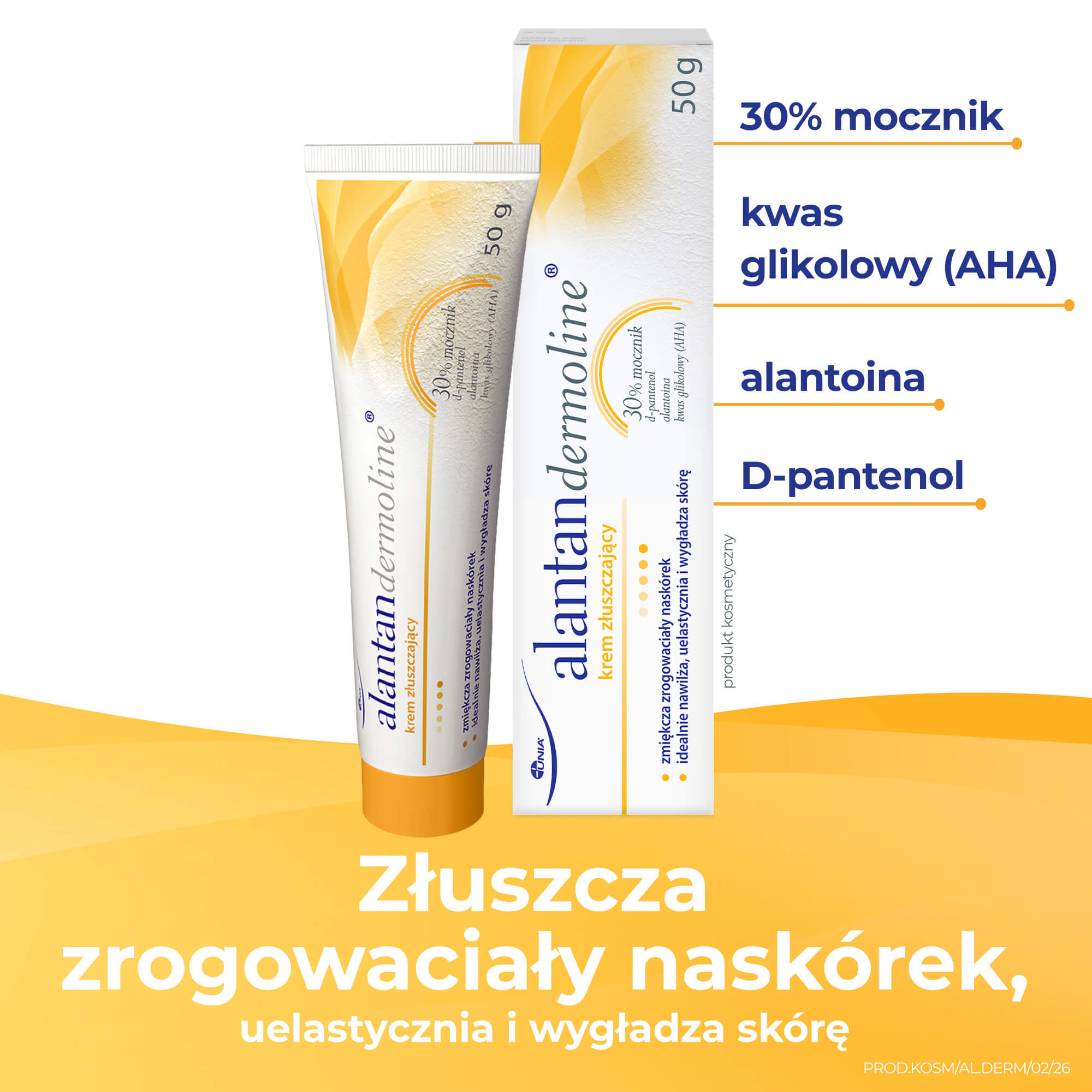Alantandermoline, Krem złuszczający, 50 g