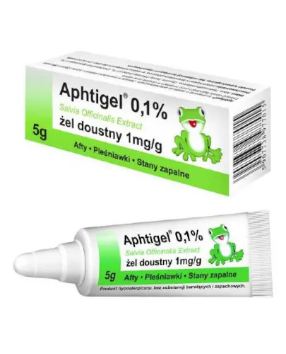 Aphtigel 0,1%, żel doustny 5 g zdjęcie