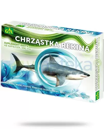 GAL Chrząstka rekina 596mg 48 kapsułek zdjęcie