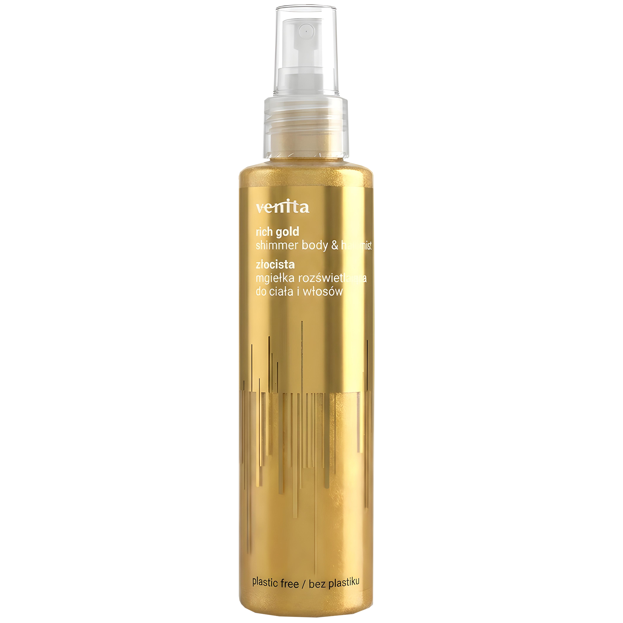 Venita Złocista Mgiełka rozświetlająca do ciała i włosów, 150 ml zdjęcie