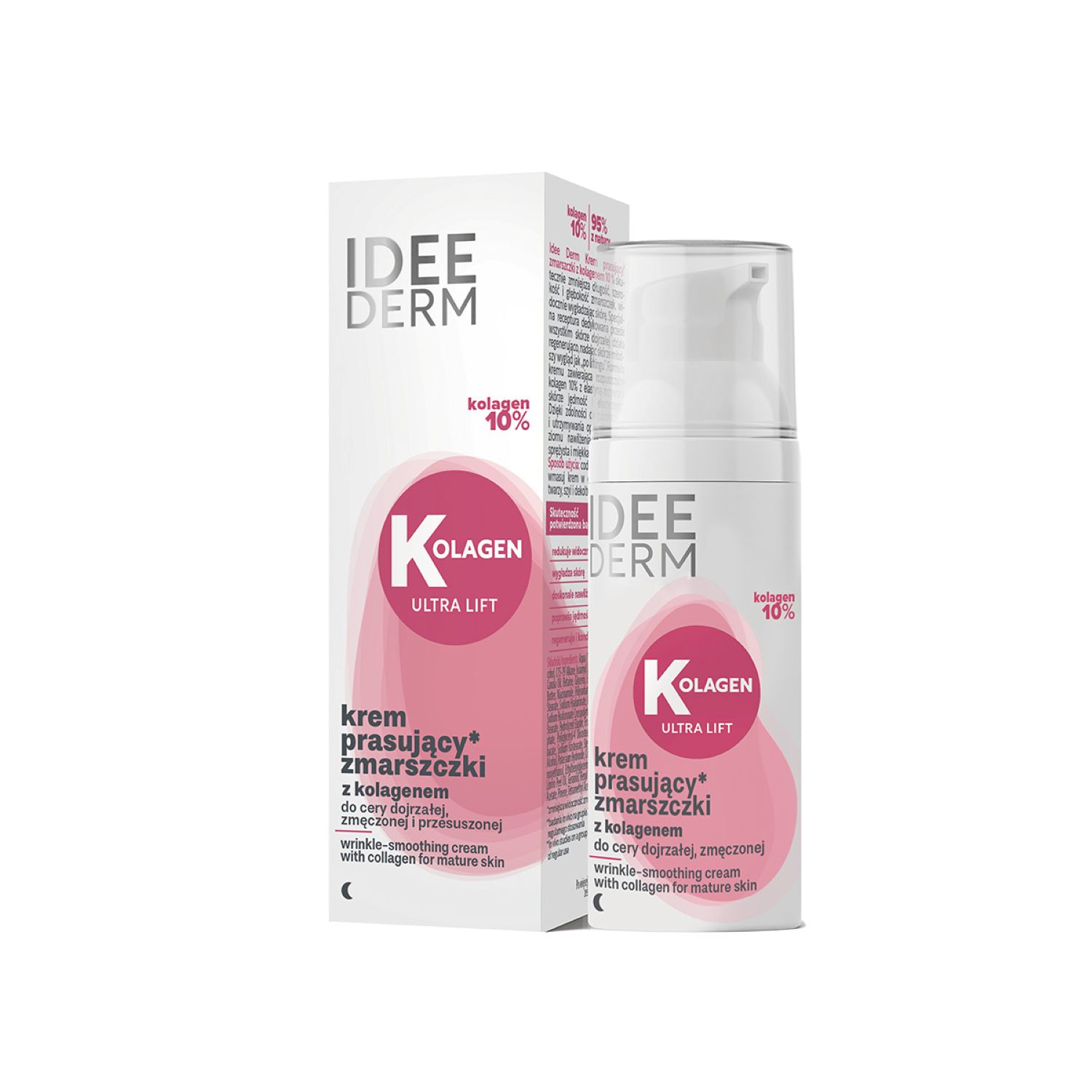 Idee Derm Krem prasujący zmarszczki z kolagenem 10%, 50 ml zdjęcie