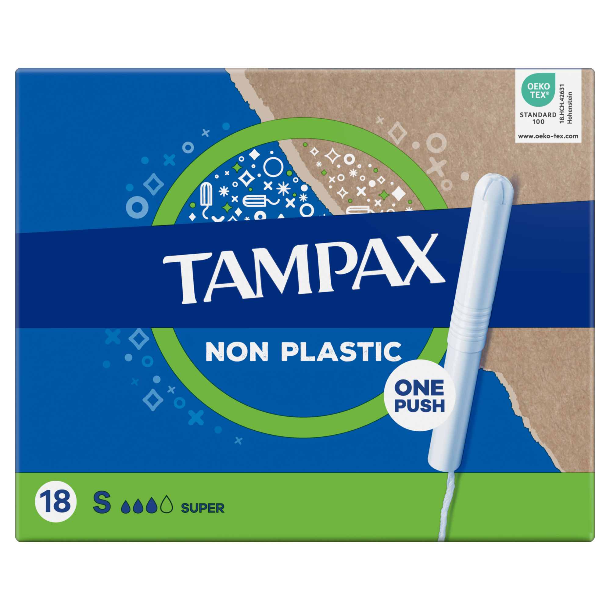 Tampax Super, Tampony z aplikatorem, 18 szt zdjęcie
