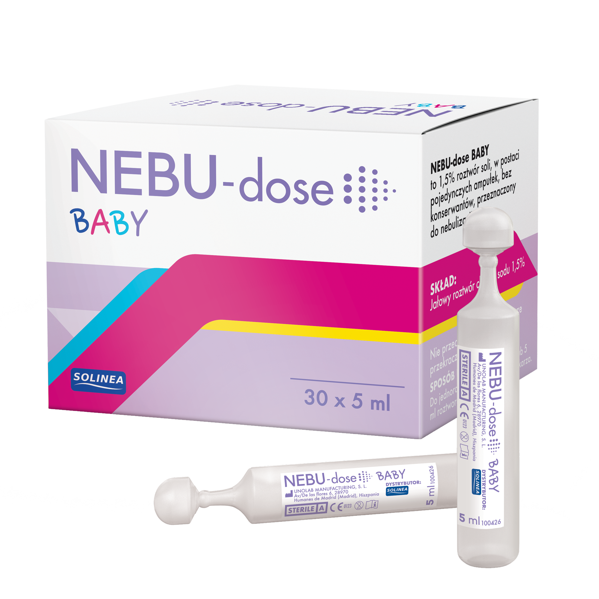 Nebu-dose Baby 30 ampułek zdjęcie