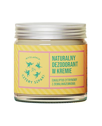 Mydlarnia Cztery Szpaki Dezodorant w kremie Eukaliptus Cytrynowy, 60 ml zdjęcie