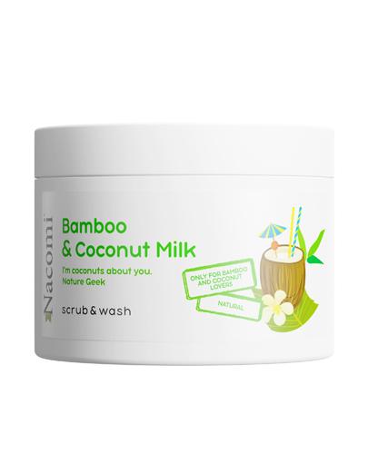 NACOMI Piankowy peeling o zapachu bambusa i mleka kokosowego, 180 ml zdjęcie