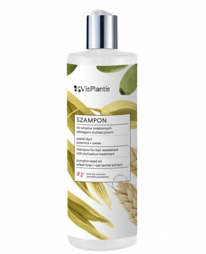 Vis Plantis Herbal Vital Care szampon do włosów osłabionych zabiegami stylizacyjnymi 400 ml Elfa Pharm zdjęcie