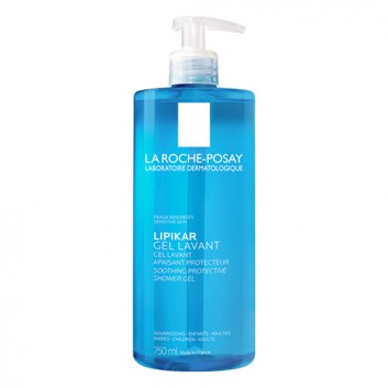 La Roche-Posay Lipikar, kojący żel myjący do twarzy i ciała, 750 ml