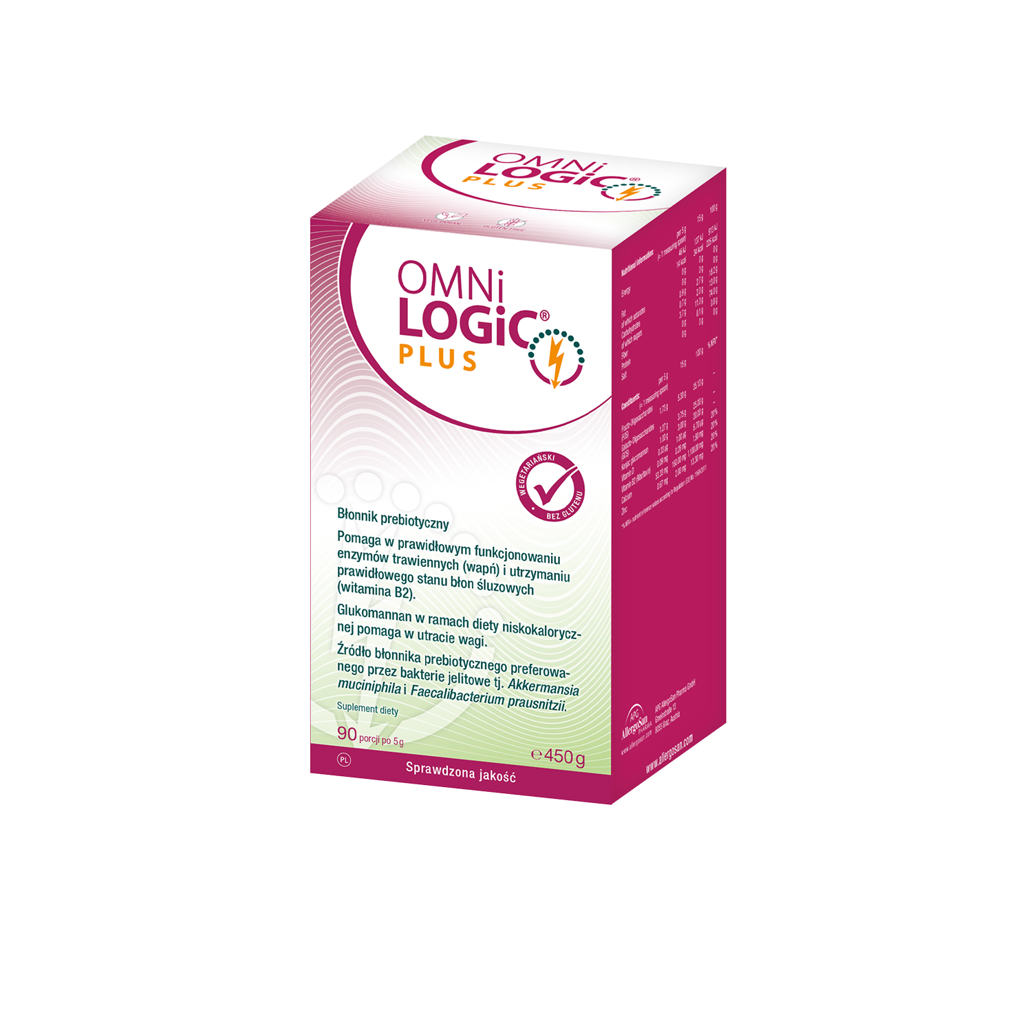 Omni-Logic Plus, proszek, 450 g PET zdjęcie