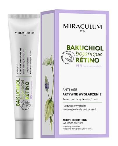 Miraculum Bakuchiol Botanique Retino Anti-Age Aktywne wygładzenie Serum pod oczy na dzień/noc - 20 ml zdjęcie
