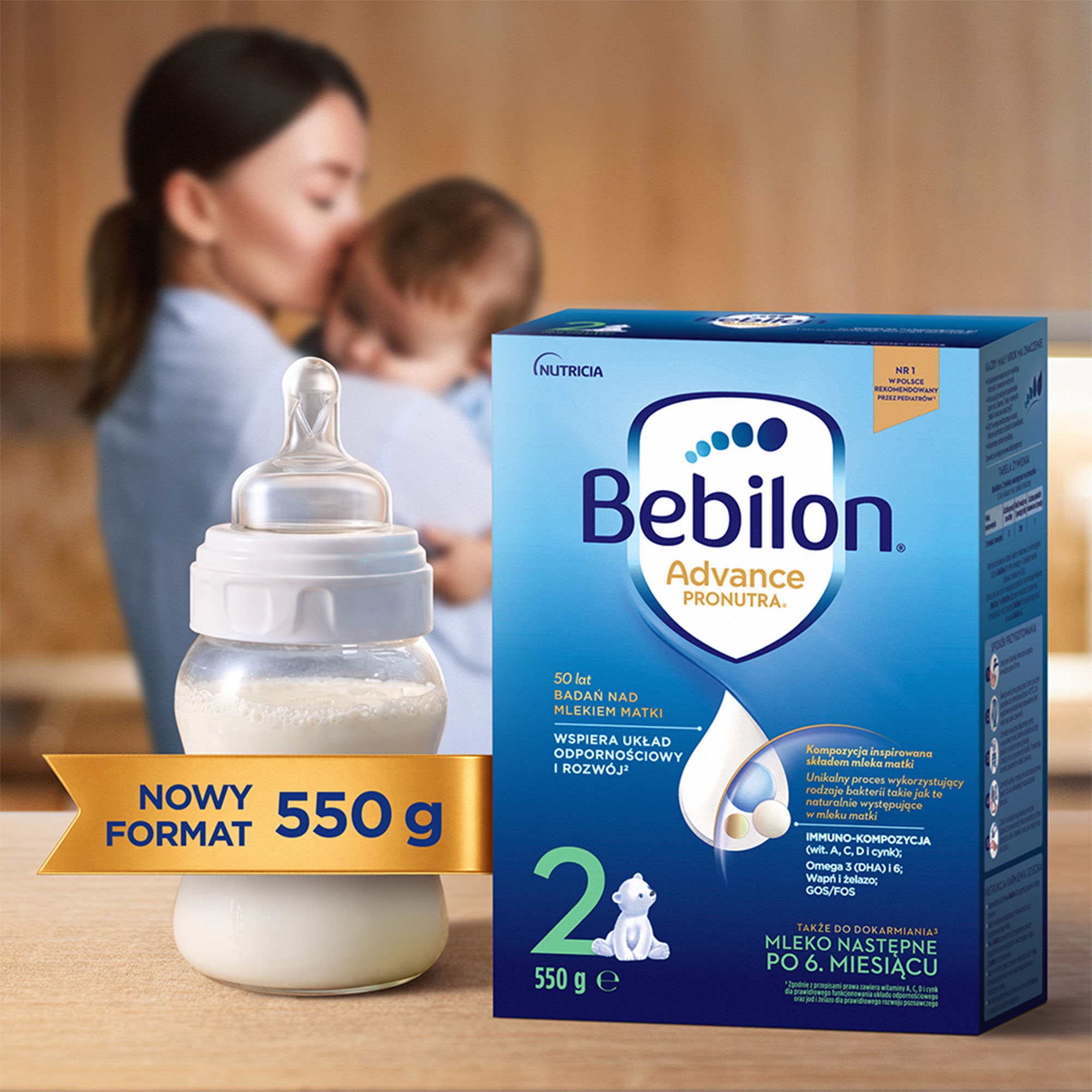 Bebilon 2, mleko w proszku, 550 g