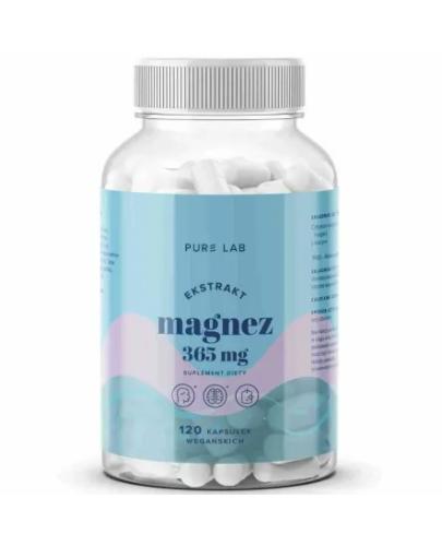 Aura Herbals Pure Lab Magnez 365 mg, 120 kapsułek zdjęcie