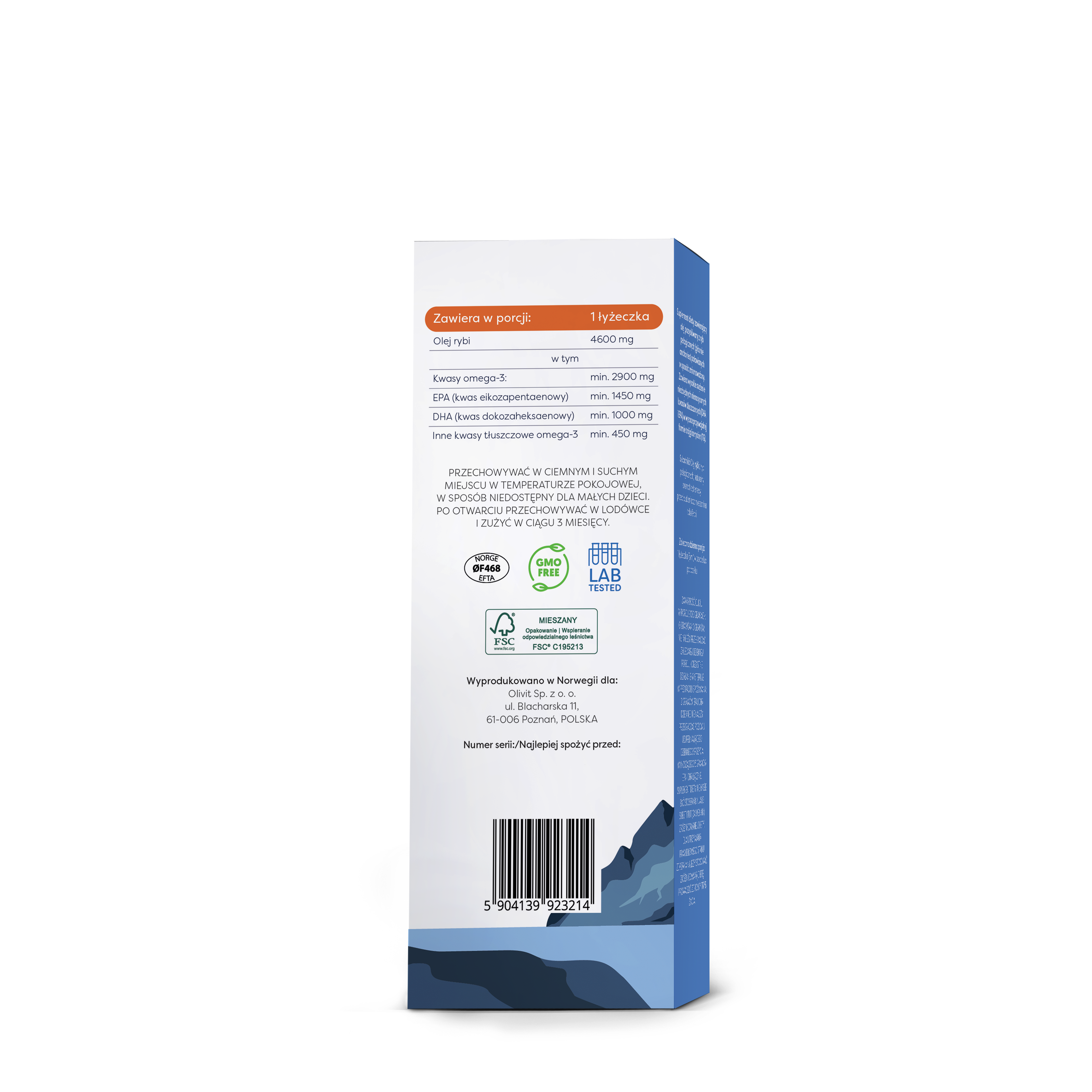 Osavi Super Omega (Marine) 2900mg Omega 3 (Cytryna), 250 ml