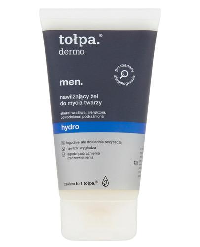 Tołpa Dermo Men Hydro  Nawilżający żel do mycia twarzy - 150 ml - cena, opinie, stosowanie  zdjęcie