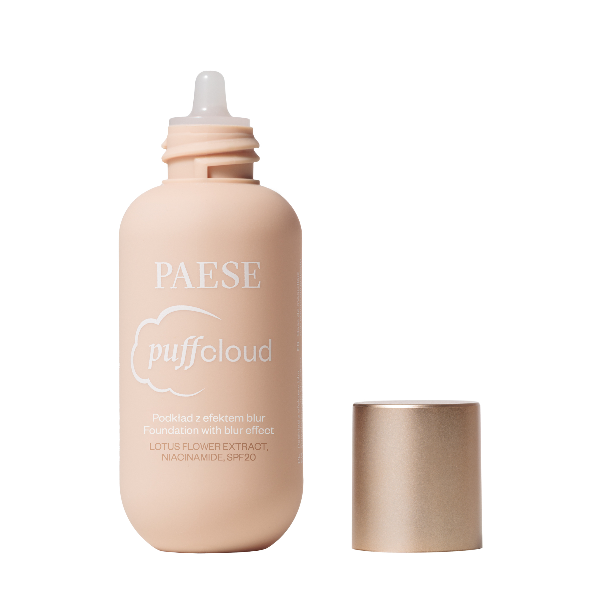 Paese Podkład Puff Cloud z efektem blur 02 Nude, 37 ml
