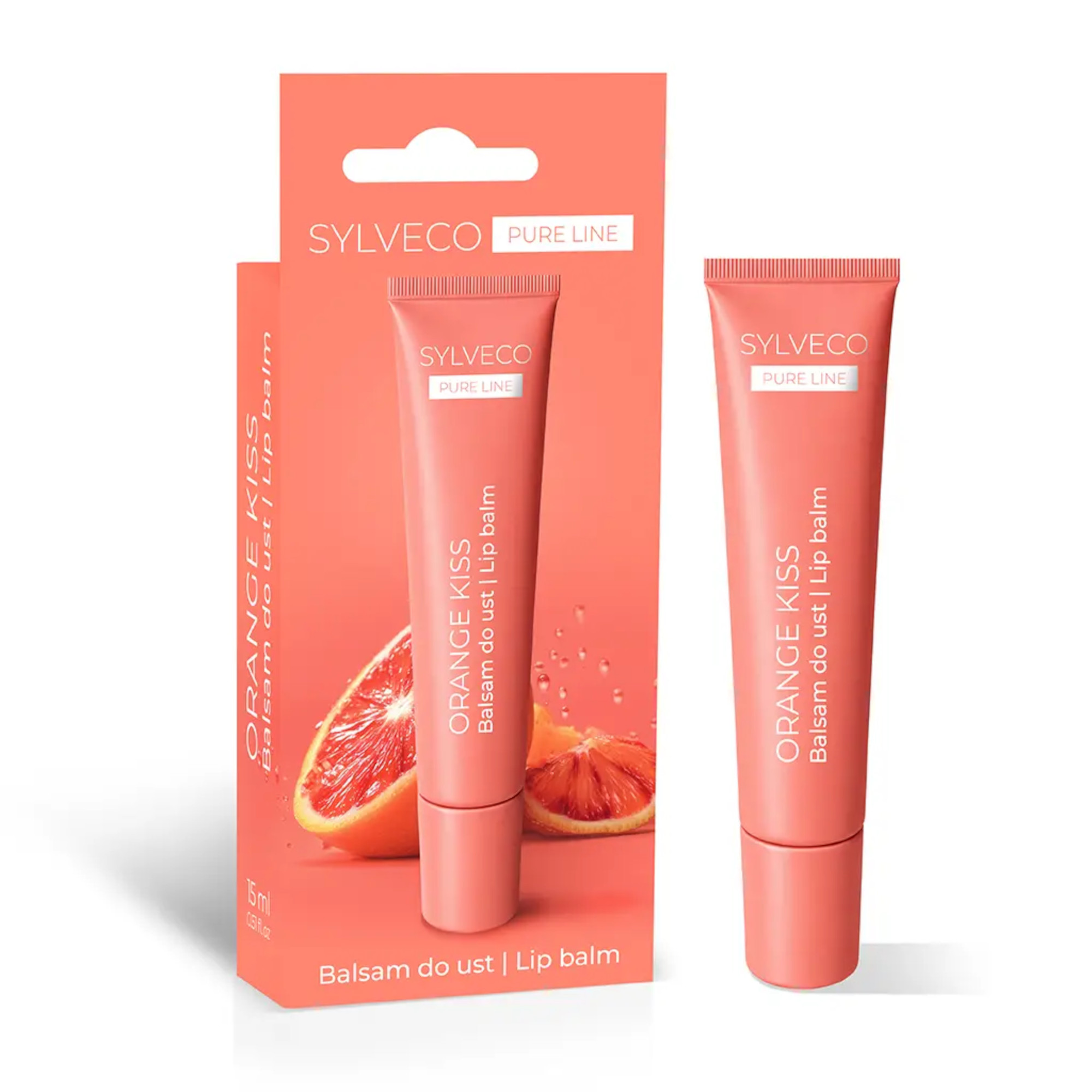 Sylveco Pure Line, Balsam do ust Orange Kiss, 15 ml zdjęcie