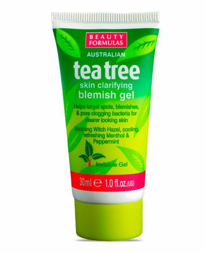 Beauty Formulas Żel z olejkiem z drzewa herbacianego na pryszcze, 30 ml zdjęcie