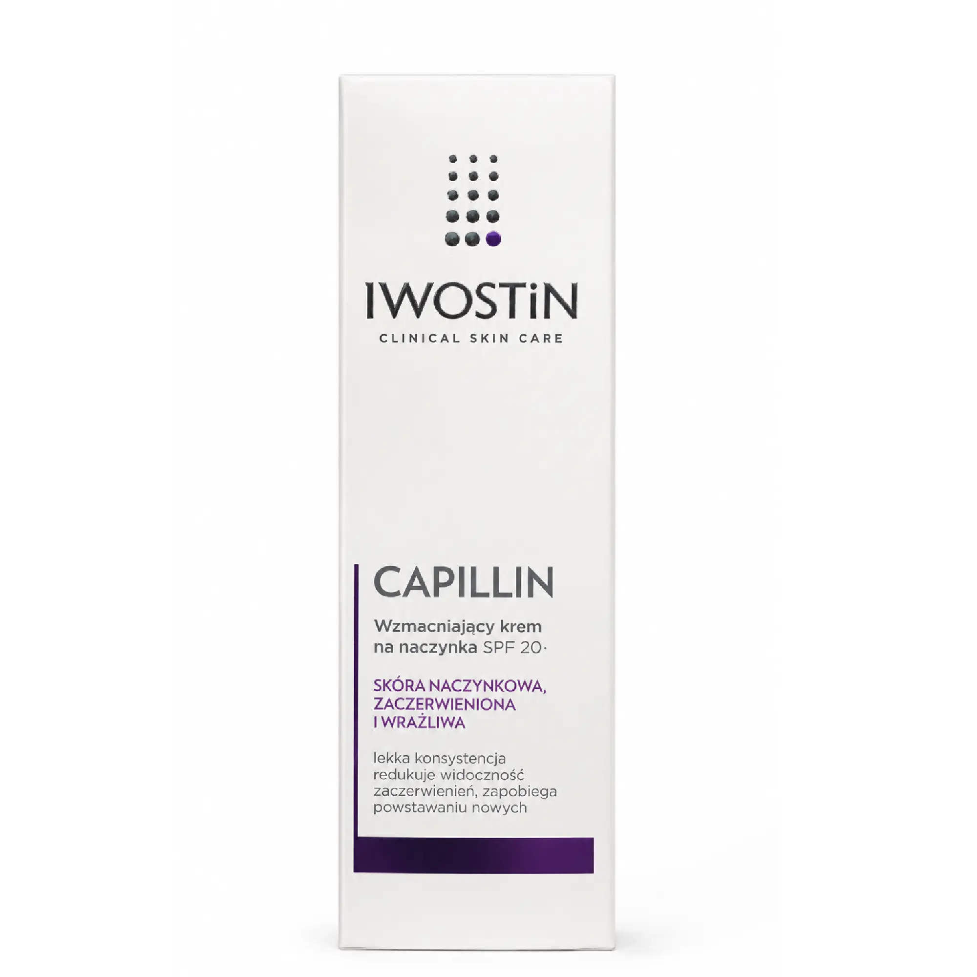Iwostin Capillin Wzmacniajacy krem na naczynka SPF20, 40 ml