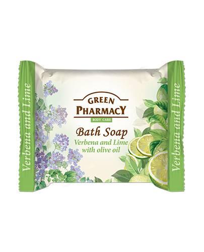 Green Pharmacy Mydło w kostce werbena i olejek z limonki, 100 g zdjęcie