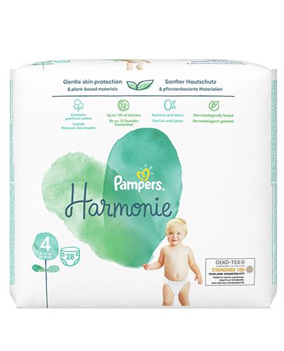 Pampers Pure Harmonie 4 pieluchy maxi 9-14 kg, 28 szt., cena, opinie, właściwości zdjęcie