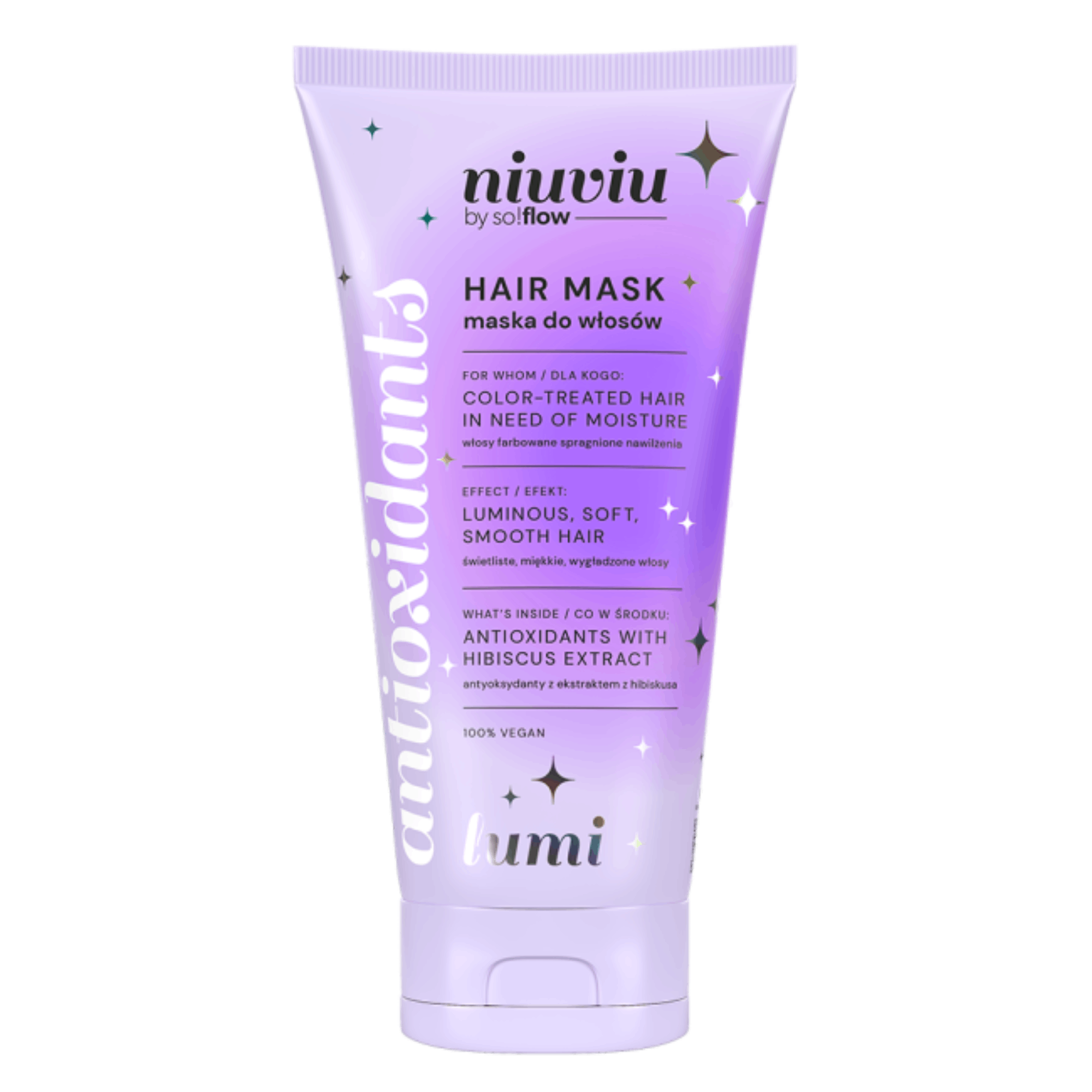 Niuviu Lumi Maska do włosów farbowanych, 200 ml zdjęcie