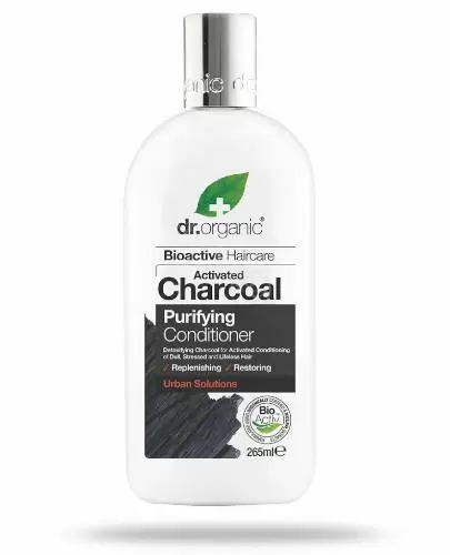 Dr.Organic Charcoal odżywka do włosów z organicznym aktywnym węglem 265 ml zdjęcie