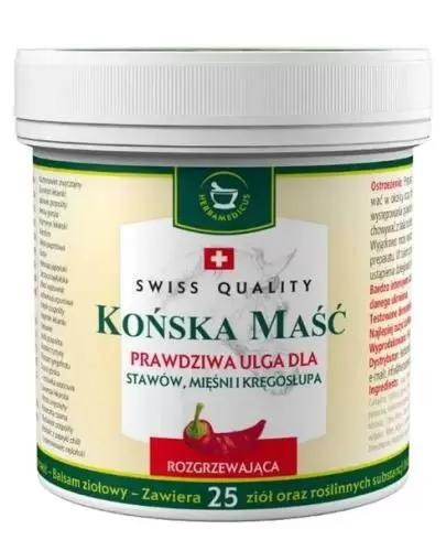 Herbamedicus końska maść rozgrzewająca 150 ml zdjęcie
