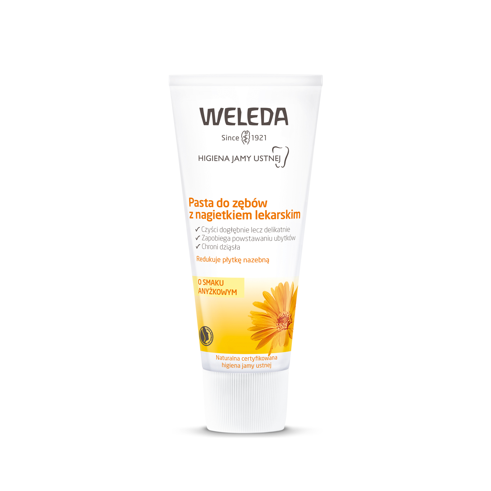 Weleda pasta do zębów z nagietkiem lekarskim 75 ml zdjęcie