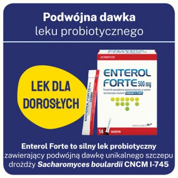 Enterol Forte 500 mg 14 saszetek