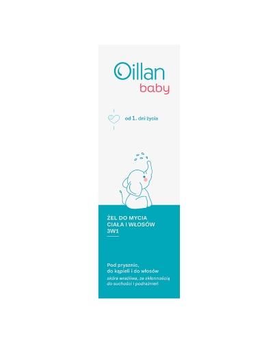 Oillan Baby Żel 3w1 do kąpieli, mycia ciała i włosów, 200 ml zdjęcie