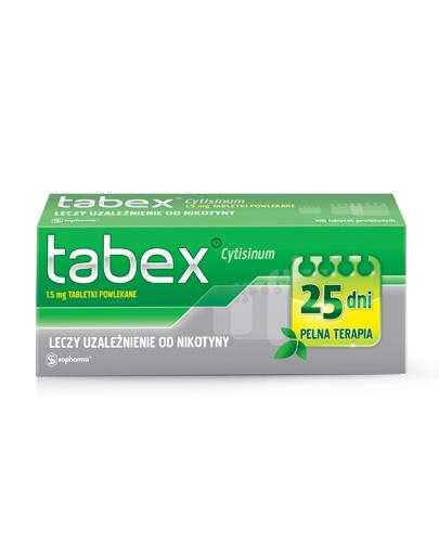 Tabex, 1,5 mg, tabletki powlekane na rzucenie palenia, 100 sztuk zdjęcie