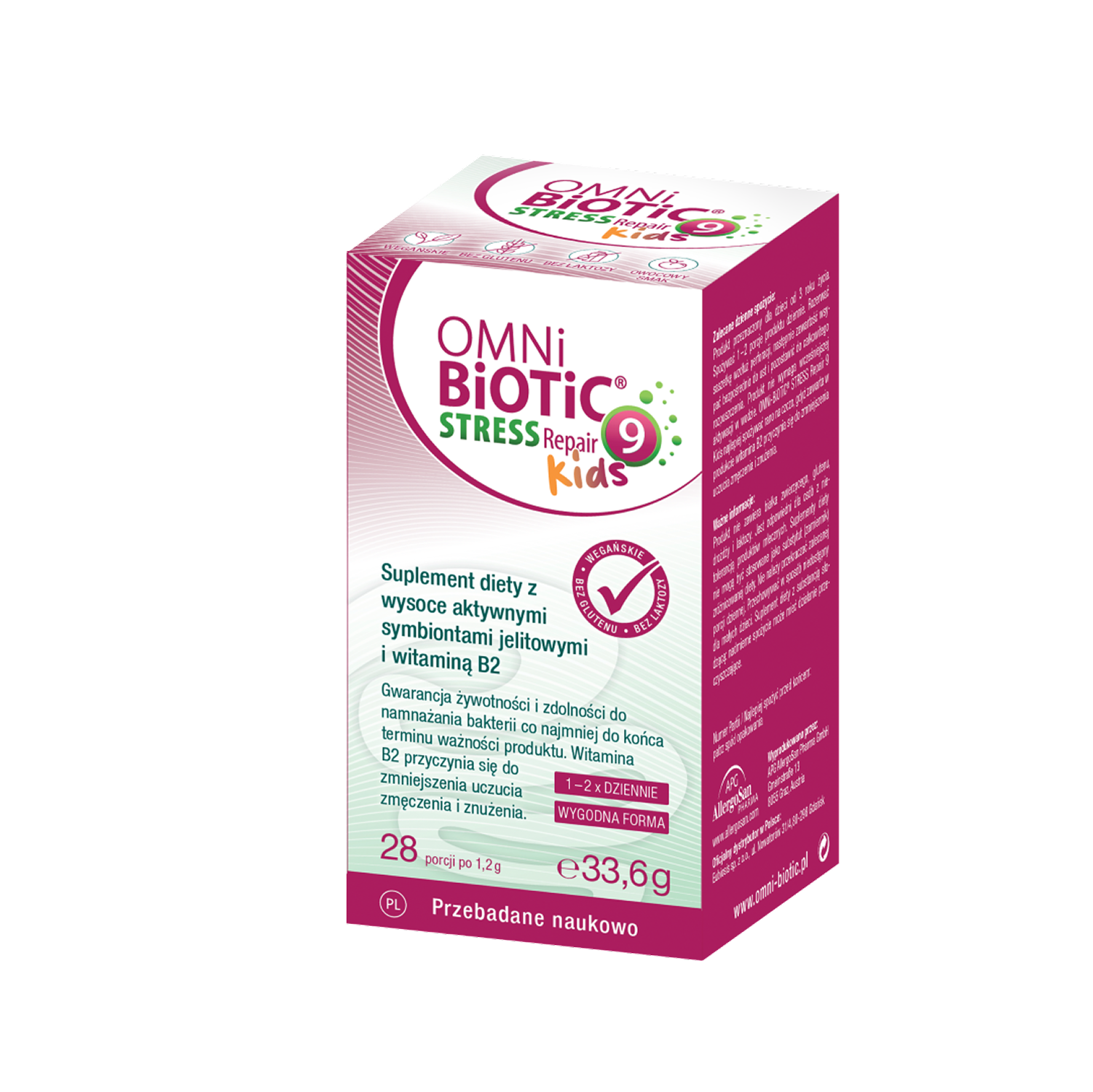 Omni-Biotic Stress Repair 9 Kids, proszek, 28 saszetek zdjęcie