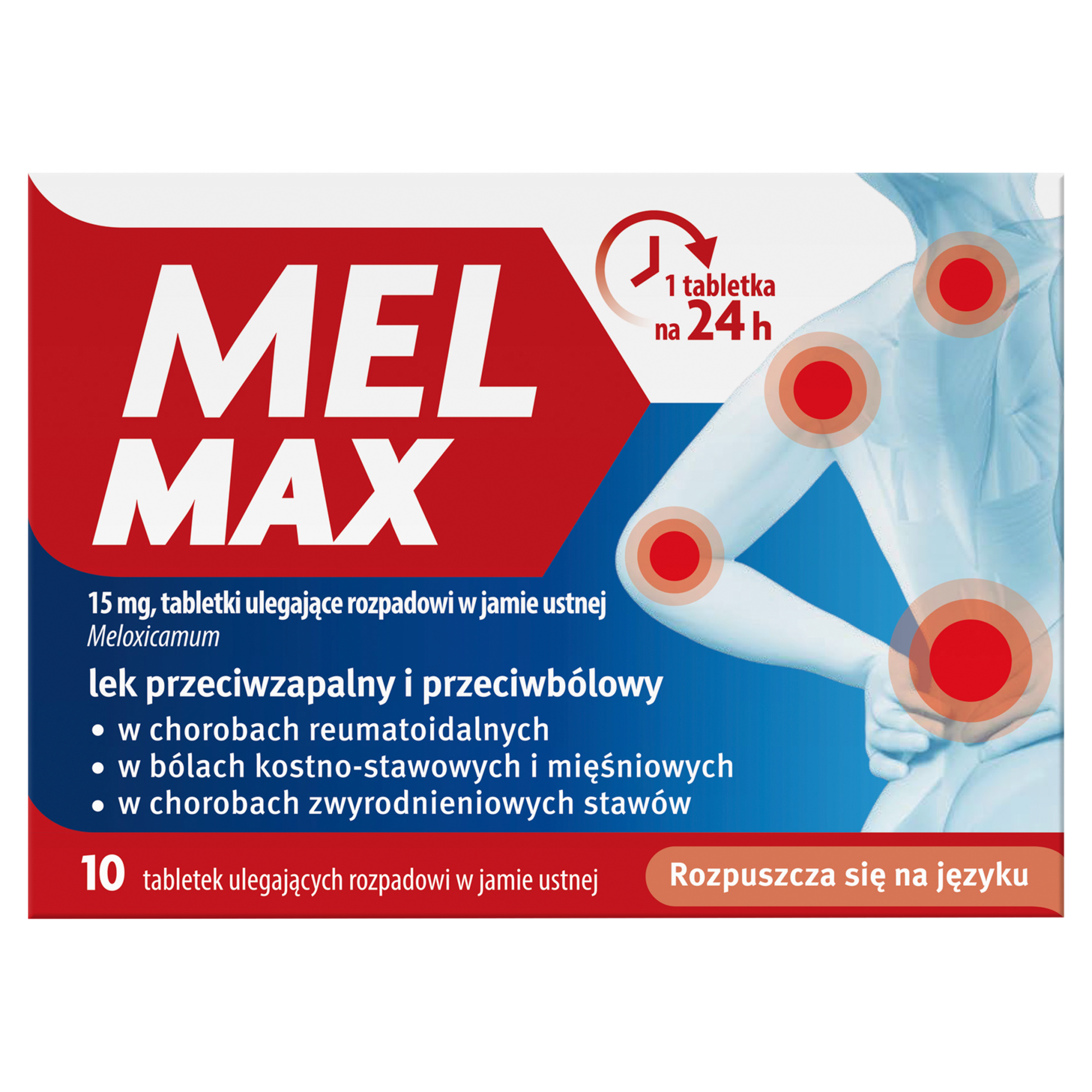 Mel Max, 15 mg, tabletki ulegające rozpadowi, 10 sztuk zdjęcie