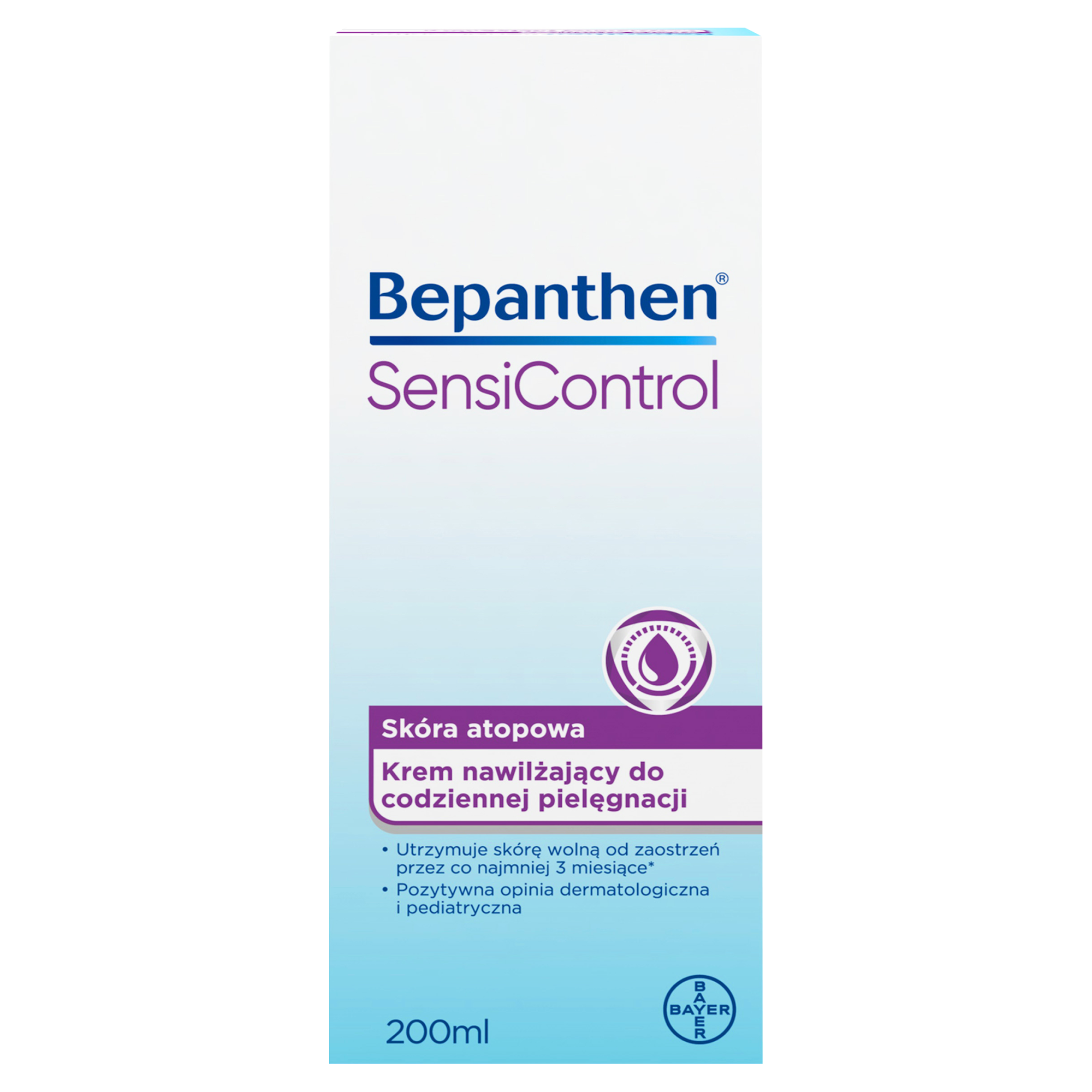 Bepanthen SensiControl Krem nawilżający do codziennej pielęgnacji, 200 ml zdjęcie