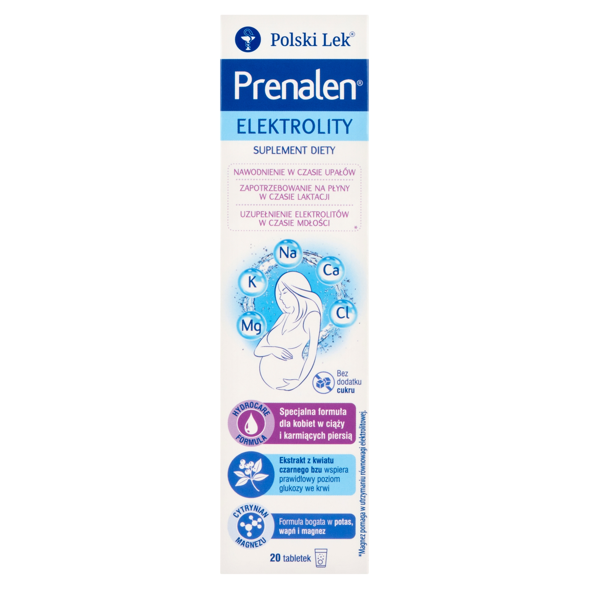 Prenalen Elektrolity, tabletki musujące, 20 sztuk zdjęcie