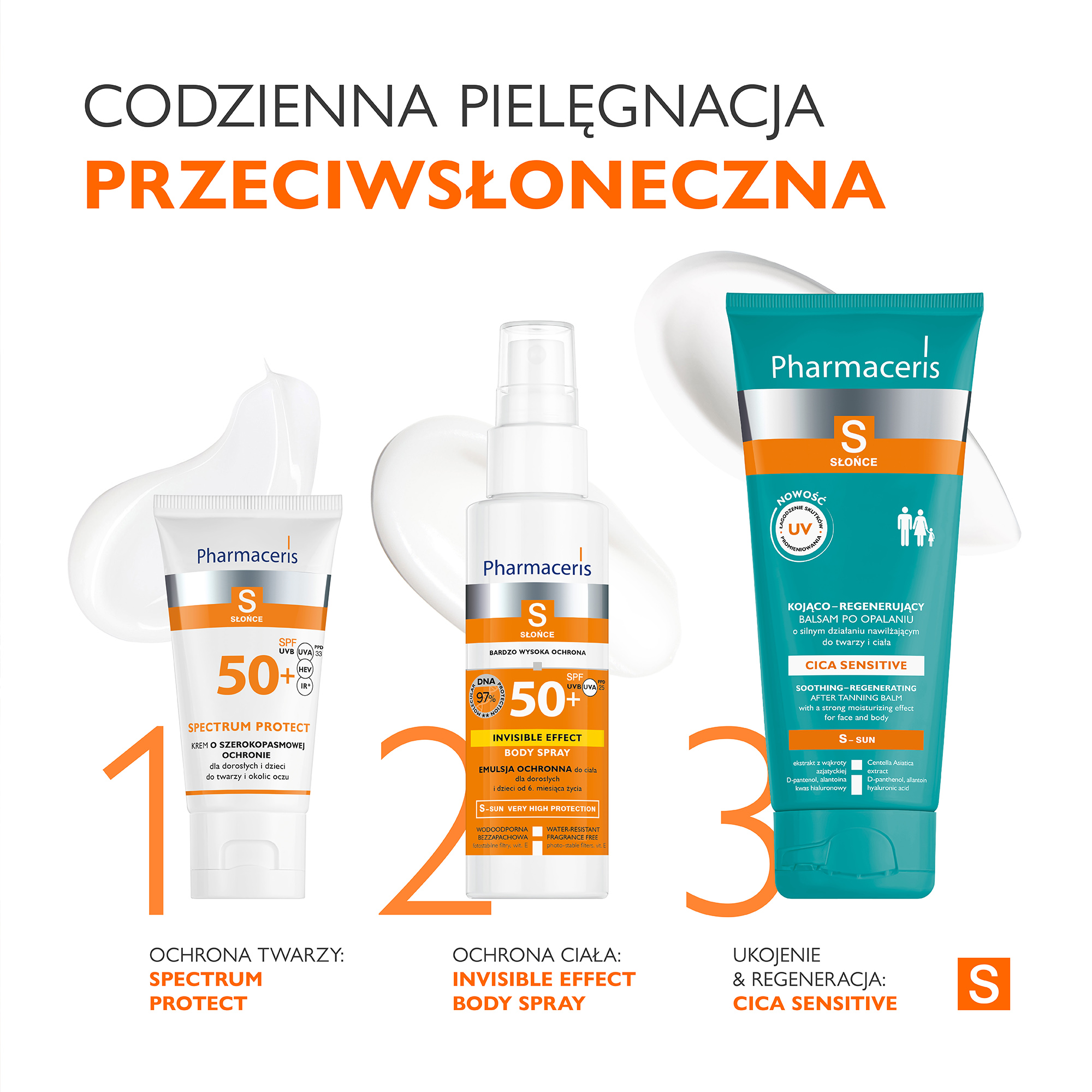 Pharmaceris S Sun Body Protect Barierowy balsam ochronny do ciała SPF 50+ 150 ml