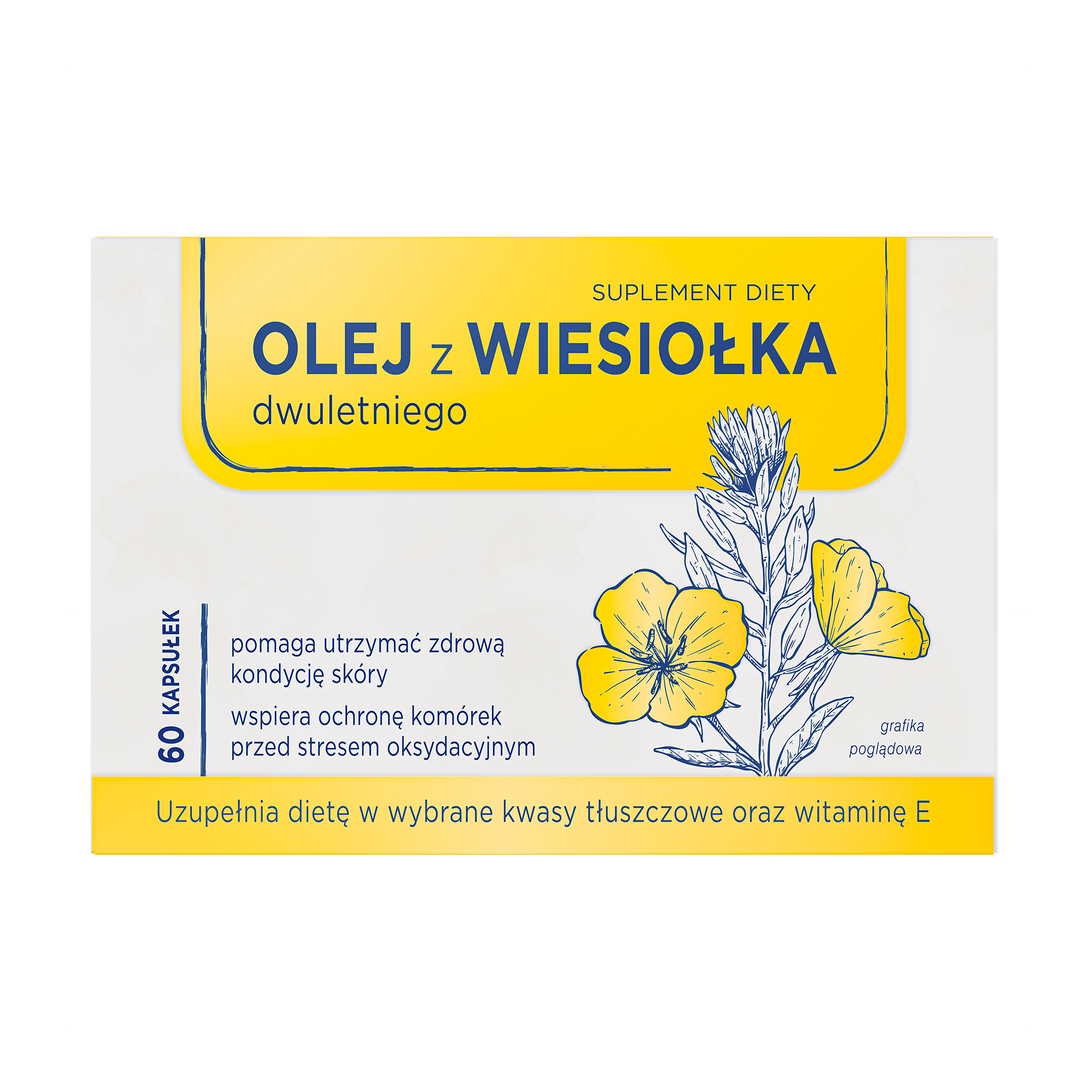 Olej z wiesiołka, kapsułki, 60 sztuk zdjęcie