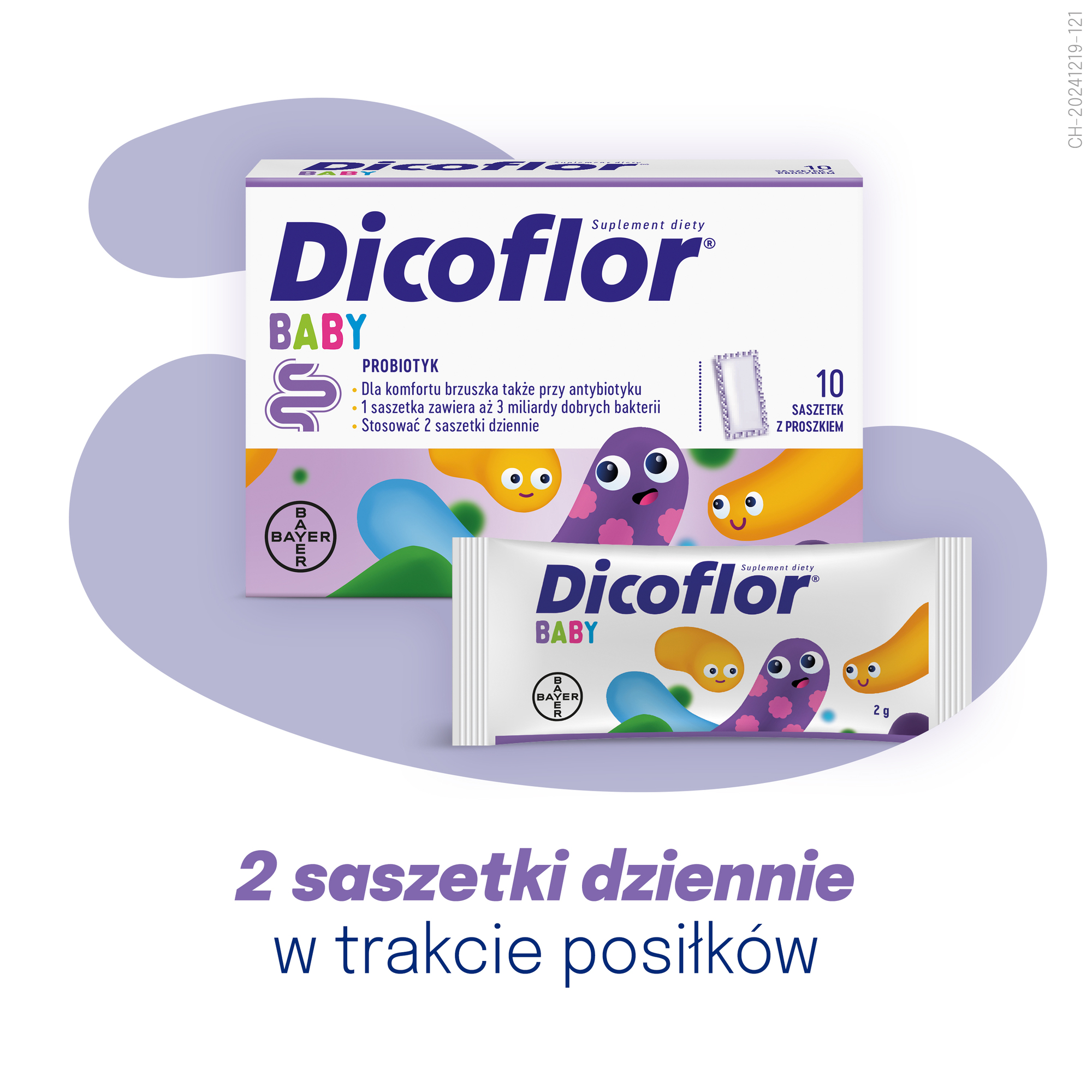 Dicoflor Baby saszetki, 10 sztuk