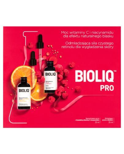 BIOLIQ Pro Skoncetrowane serum 20 ml, odmładzajace serum z retinolem 20 ml [ZESTAW] zdjęcie