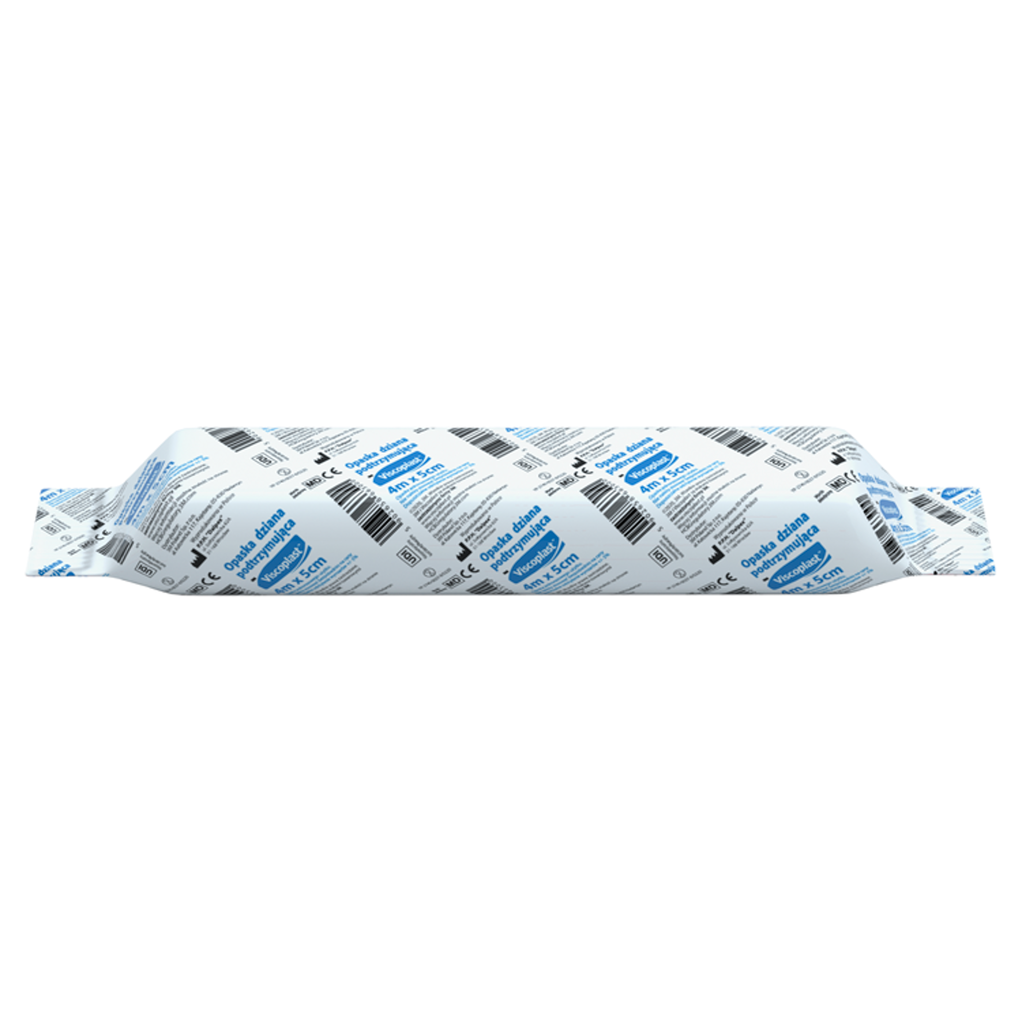 Viscoplast opaska podtrzymująca dziana 4m x 5cm 1 sztuka zdjęcie