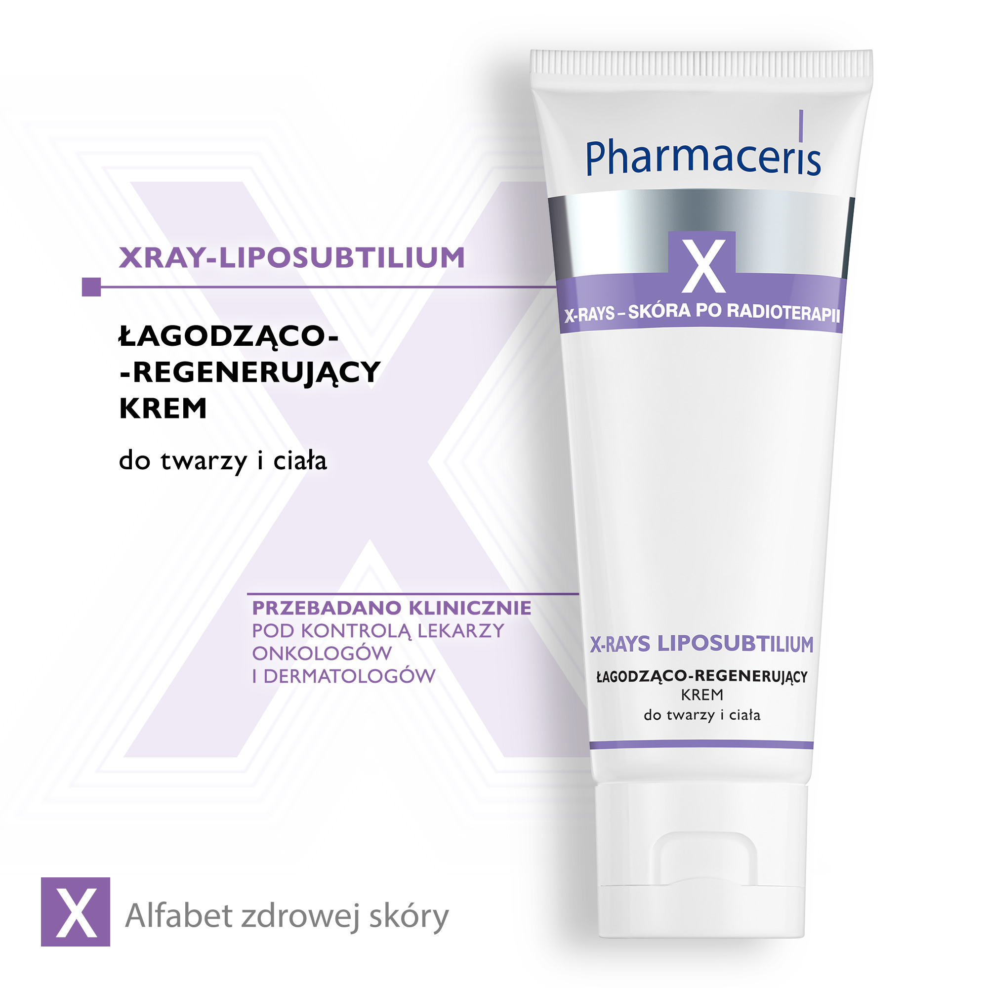 Pharmaceris X Xray-Liposubtilium krem łagodząco regenerujący do twarzy i ciała 75 ml