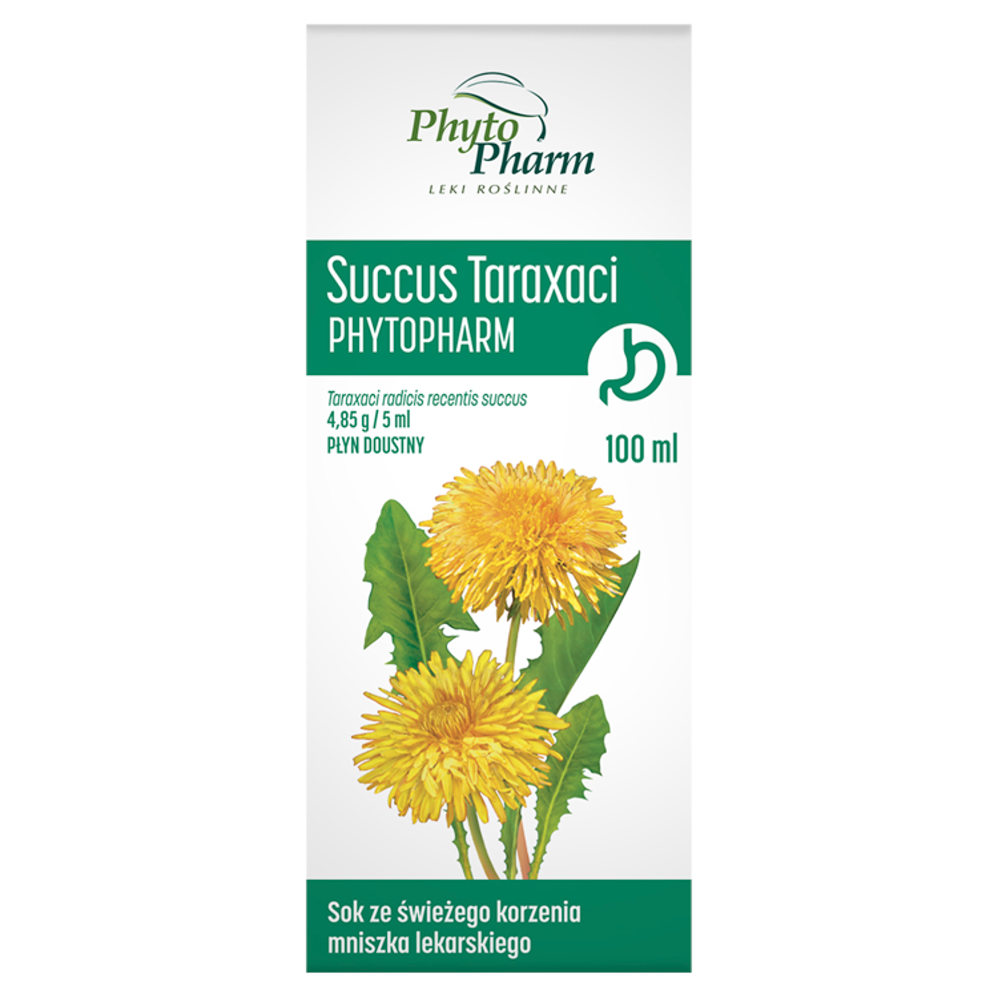 Succus Taraxaci 4,85 g/5 ml płyn doustny 100ml zdjęcie