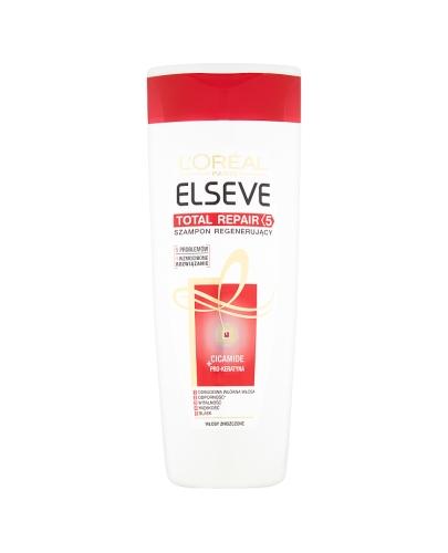 L'oreal Paris Elseve Total Repair 5 Szampon regenerujący włosy zniszczone - 400 ml  zdjęcie