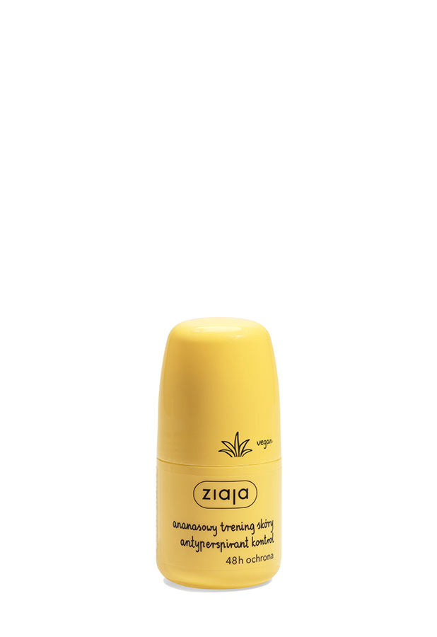 Ziaja Ananasowy trening skóry Antyperspirant kontrol - 60 ml  zdjęcie