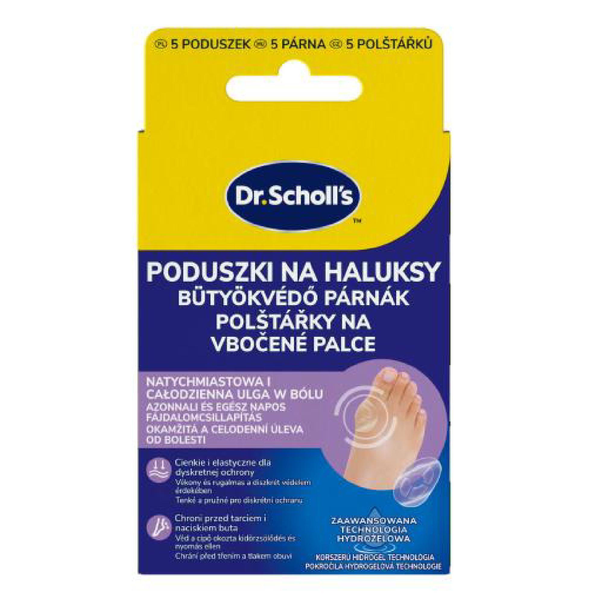Dr. Scholl's Poduszki na haluksy, 5 sztuk zdjęcie