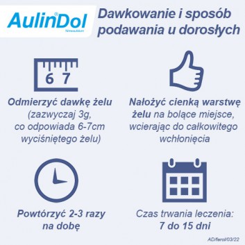 Aulindol Żel 30 mg/g - 100 g - cena, opinie, wskazania