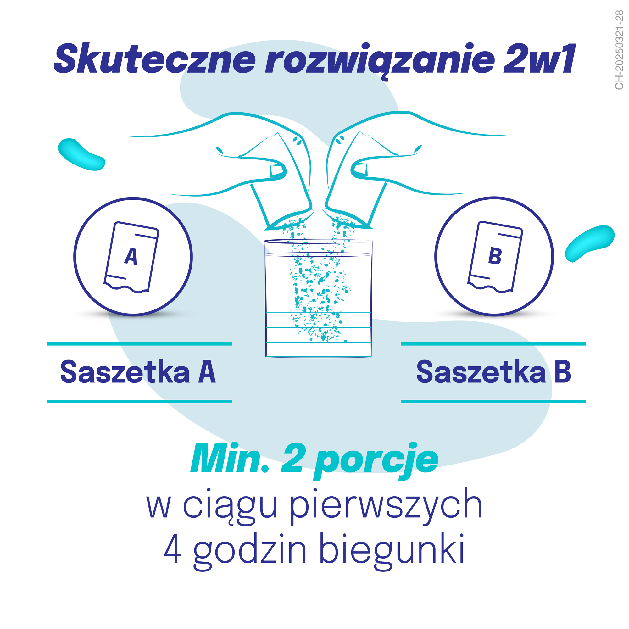 Dicoflor Elektrolity o smaku bananowym, saszetki, 10 sztuk