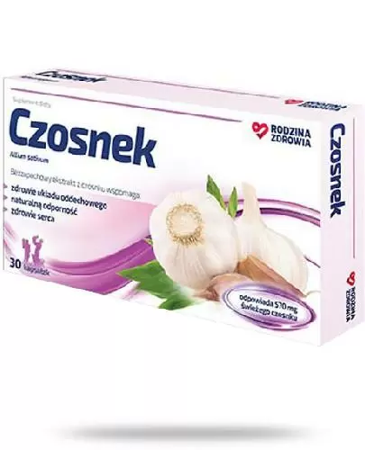 Rodzina Zdrowia Czosnek 30 kapsułek zdjęcie