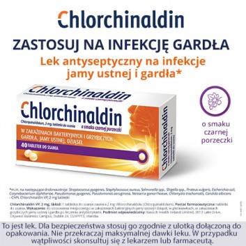 Chlorchinaldin VP 2mg 40 tabletek do ssania
