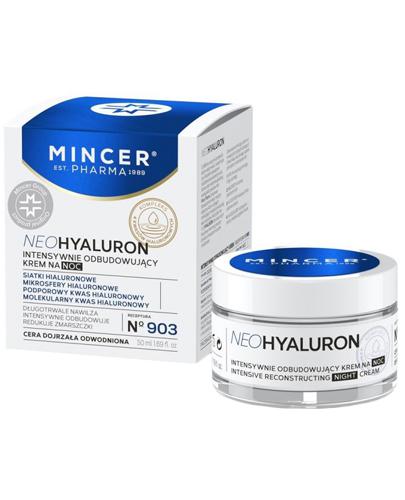 Mincer Pharma Neohyaluron N°903 Intensywnie odbudowujący krem na noc - 50 ml - stosowanie zdjęcie